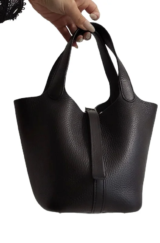 High - End Hermes Jypsiere Bags for the Fashion - ForwardHermes Vintage Picotin 18 Black PHW #H