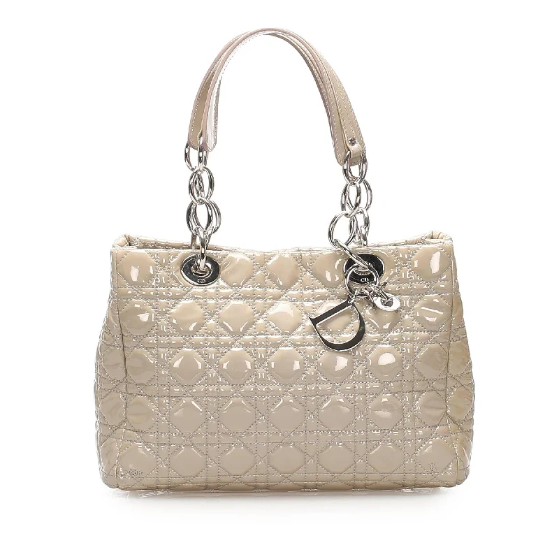 Christian Dior Saddle bags with a studded trim for a bold lookDior Cannage Soft Shopper Tote (SHG-11286)