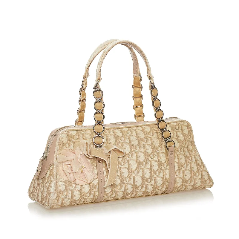 High - fashion Christian Dior bags with a geometric patternDior Dior Oblique Romantique Canvas Handbag (SHG-27902)