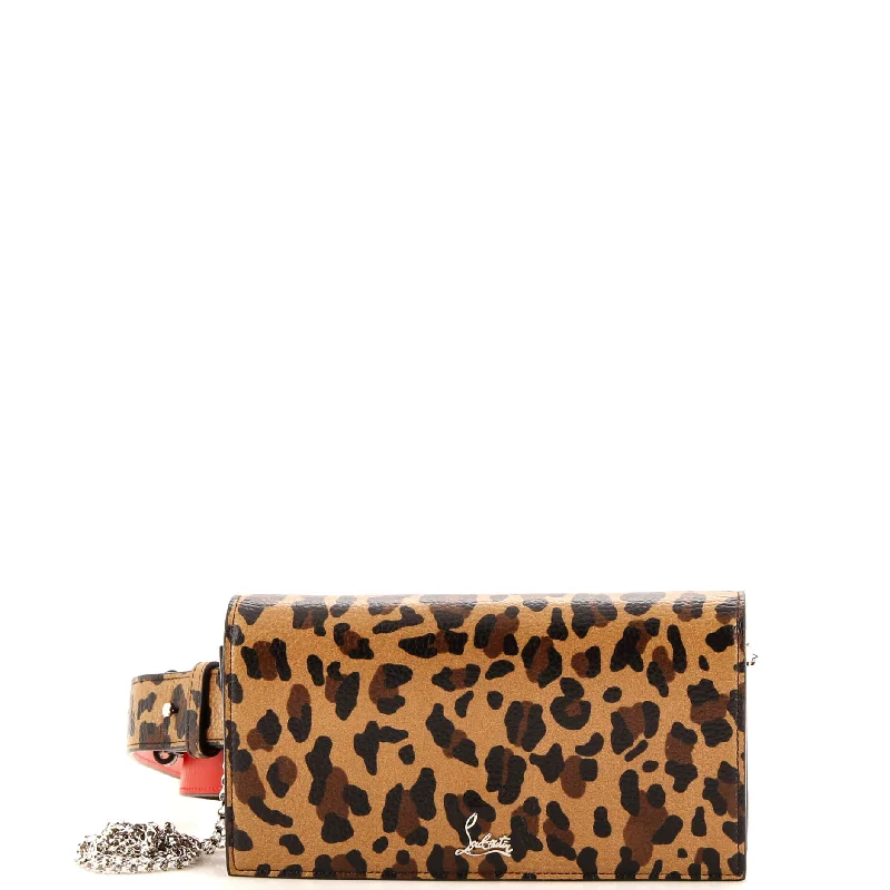 Boudoir Chain Belt Bag Printed Leather