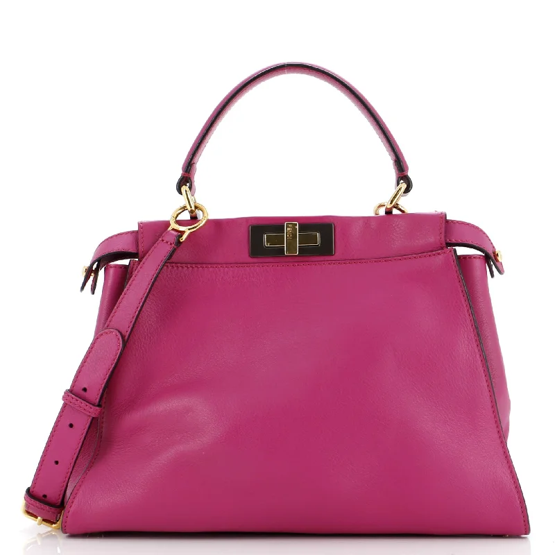 Peekaboo Bag Rigid Leather Regular