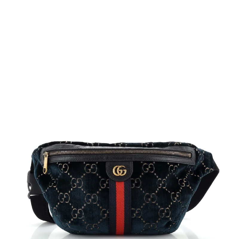 Ophidia Zip Belt Bag GG Velvet