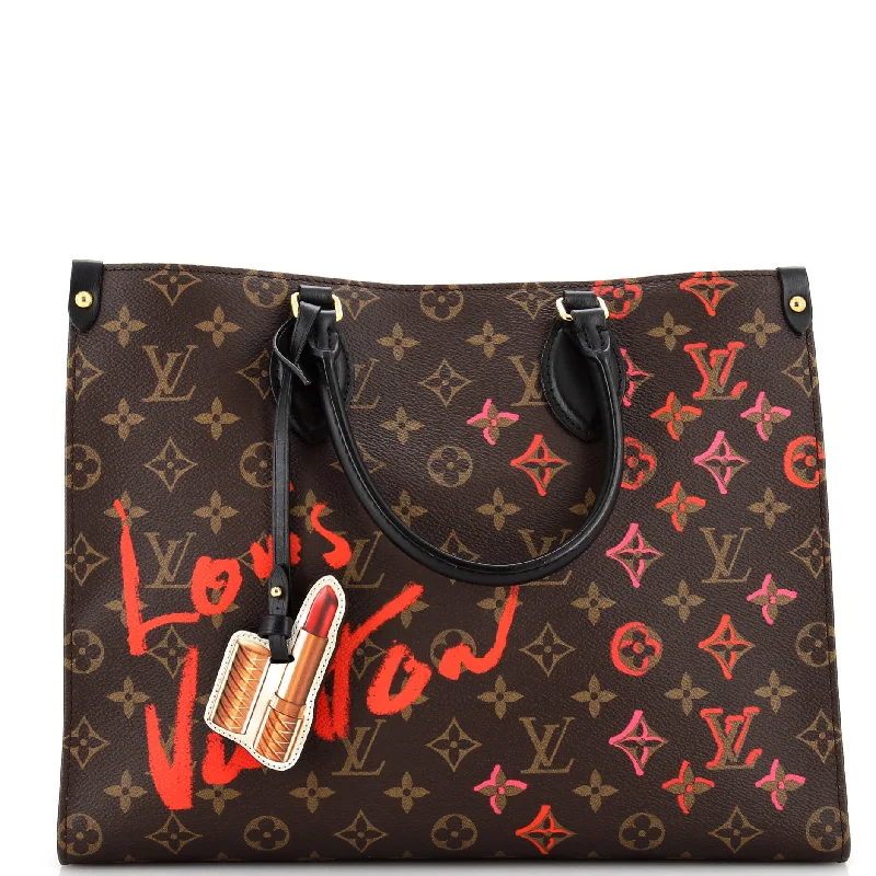 OnTheGo Tote Limited Edition Fall in Love Monogram Canvas MM